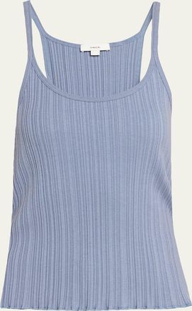 Vince Variegated Rib Tank Top