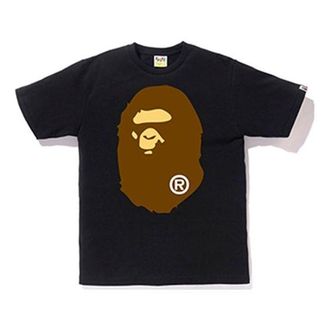 A Bathing Ape Head T-Shirt Black Brown 1F30-110-004