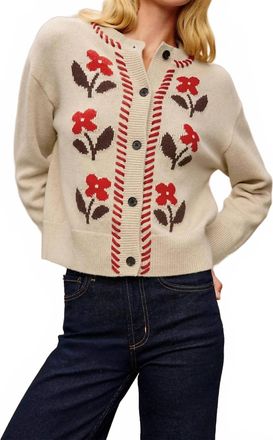 Rails Maive Cardigan In Carmine Floral