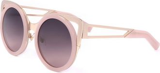 Linda Farrow ERDEM EDM4 C3 Womens Sunglasses Gold Size 49