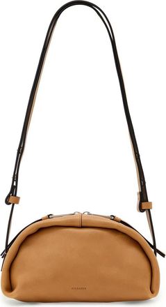 AllSaints Rosalie Arc Crossbody Bag in Toffee Brown at Nordstrom