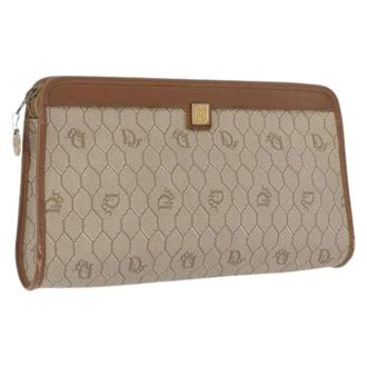 Dior Pre-owned Clutches, female, Beige, Size: ONE SIZE Pre-owned Vintage Clutch Bag