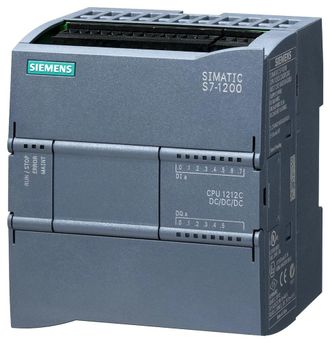 SIEMENS Simatic S7-1200 Cpu 1212c Dc/dc/dc 8di/6do/2ai, 6es72121ae400xb0