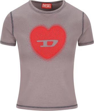 Diesel logo-print short-sleeve T-shirt - Grijs