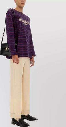 Valentino printed cotton regular-fit long-sleeve t-shirt