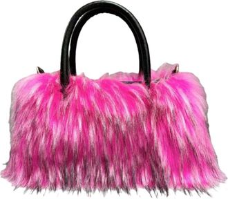Generic Autumn and winter fashion imitation fur handbag large-capacity tote bag