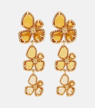 Zimmermann Pendientes Bloom Large adornados