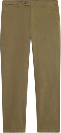 Brooks Brothers Regular Fit Microtwill Stretch Katoen Chino - Heren - Chinos - Groen - W42 - Katoen - Broeken