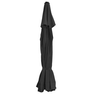 vidaXL Tela De Repuesto Para Sombrilla Negro 515 Cm Vidaxl