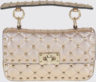 Valentino Garavani Borsa Rockstud Spike Valentino Garavani in nappa laminata matelass&egrave;