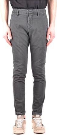 Dondup Heren, Broeken, Groen, Maat: W30 Katoen