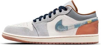 Nike Jordan Air Jordan 1 Low SE Phantom Repaired Denim Swoosh FZ5042-041