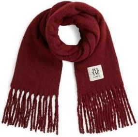 JOSH V sjaal met franjes Madelyn donkerrood