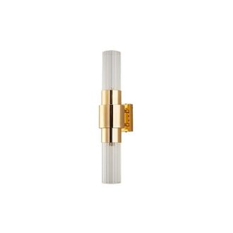 OEM Glass & Brass - L&aacute;mpara De Pared De Un Solo Tubo - L&aacute;mpara De Pared 45 Cm