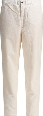 Norse Projects Broeken, Heren, Wit, L, Katoen, Witte Tapered Katoen Linnen Broek