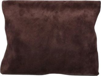 Nili Lotan Brown Jerry Rectangular Suede Pouch