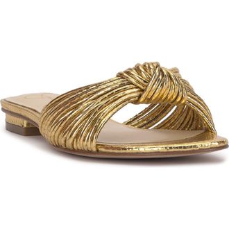 Jessica Simpson Dydra Slide Sandal in Gold 02 at Nordstrom Rack, Size 5.5