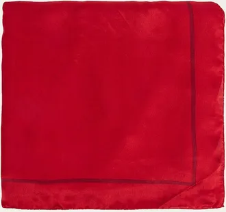 Saint Laurent Cassandre Square Silk Scarf