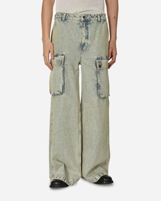 Guess Co Tinted Combat Pants Light Wash