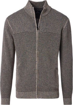 Casamoda Vest Casa Moda grijs gemeleerd gebreid