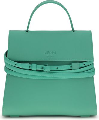 Moschino Womens Handbag Tie Me Green Silicone Handbags Hand Bags