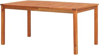 vidaXL Mesa De Jard&iacute;n Madera Maciza De Acacia 150x90x74 Cm Vidaxl