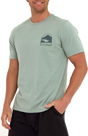 Threads 4 Thought Soft Wash Mountain Range Graphic T-Shirt in Wasabi at Nordstrom, Size Xx-Large