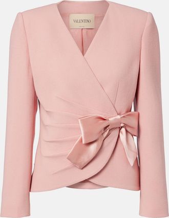 Valentino Virgin wool cr&ecirc;pe jacket