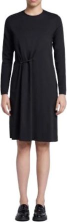 Antonelli Blauwe Monza Geweven Jurk - Dames - Korte kleedjes - Blauw - S - Kleedjes