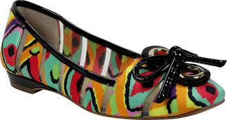 J. Rene&eacute; Flats Retro Multi Fabric EDIE-FARET-600 Womens