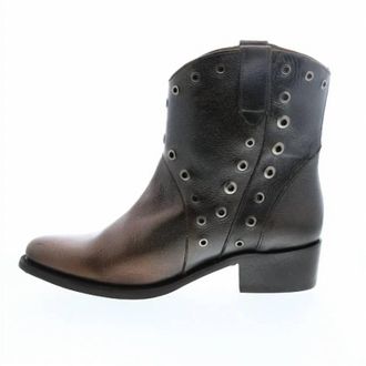 Frye Diana Grommet Short Boot In Pewter Ombre