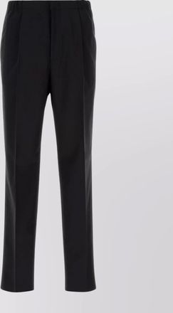 Fendi virgin wool tailored trousers