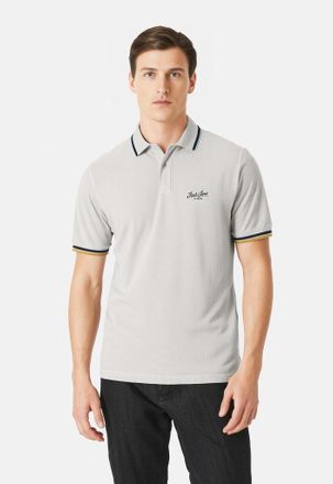 Jack & Jones Poloshirt JACK & JONES JORTEN POLO SS BMUSS25, Herren, Gr. XS, weiss (hellwei&szlig;), Jersey, Obermaterial: 50% Baumwolle, 50% Polyester, unifarben, regula