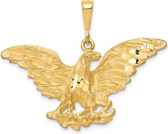 Diamond2Deal 10k Yellow Gold Eagle Charm