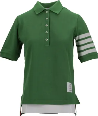 Thom Browne 4 Bar Short Sleeved Polo Top