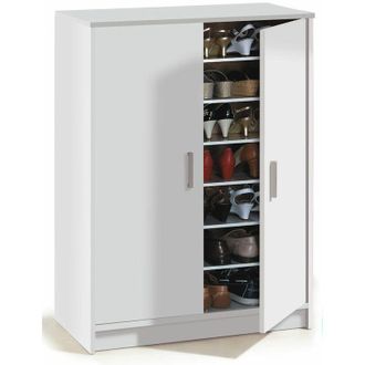 For&eacute;s Armario Zapatero 6 estantes blanco