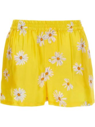 Moschino Margherite shorts - Yellow