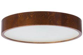 OEM Lampada Da Soffitto Leja 475 Noce Per Soggiorno, Cucina, Bagno, Elegante