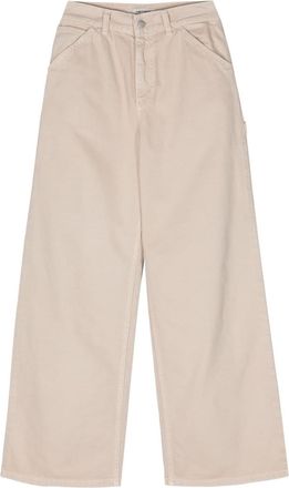 Carhartt Work in Progress straight-leg cotton carpenter jeans - women - Cotton - 26 - Neutrals