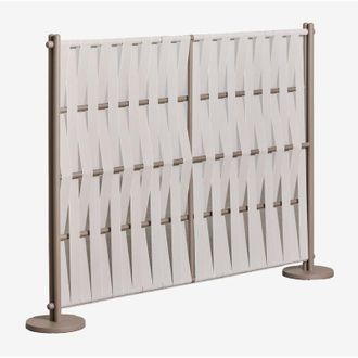 Sklum Sklum - Pack De 2 Biombos Para Jard&iacute;n En Aluminio Y Cuerda Tunas