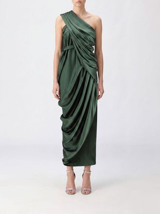 Vivienne Westwood Abito midi in raso drappeggiato