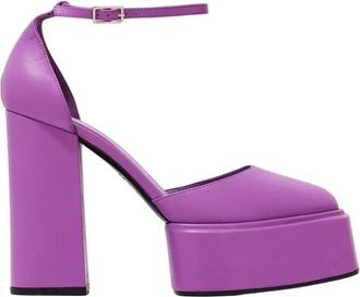 3Juin 3Juin, Dames, Schoenen, Paars, Maat: 36 1/2 EU Leer