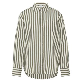 Comma Jacquard Stripe Blouse - Dames - Blouses & Shirts - Veelkleurig - Maat: M Viscose