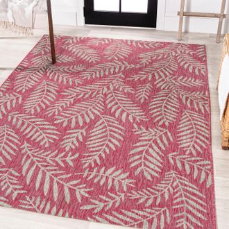 Jonathan Y Designs Nevis Palm Frond Indoor/Outdoor Area Rug