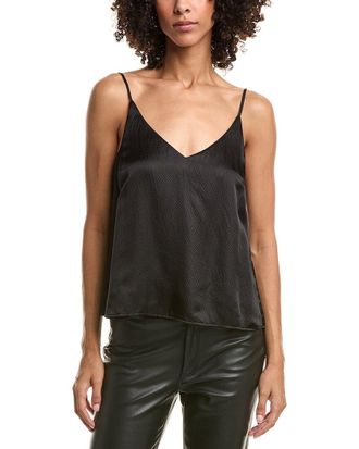 Bella Dahl Hammered Silk-Blend Cami Top
