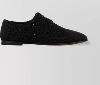 Dolce & Gabbana woven derby shoes