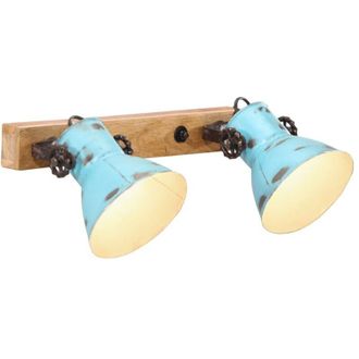 vidaXL Lampada a Parete 25 W Blu Anticato 45x25 cm E27 vidaXL