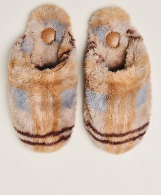 Maeve Faux Fur Slippers
