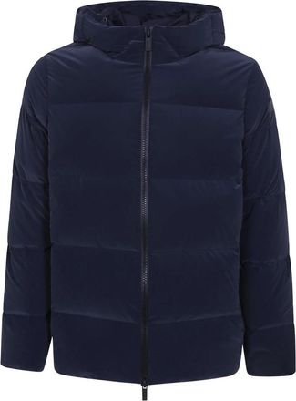 Roberto Ricci Design Superrduck Tubic 14 Hood Zip Jacket - Heren - Winterjassen - Blauw - L - Leer - Jassen