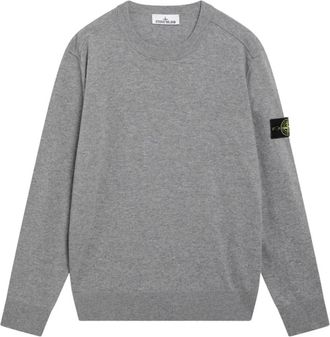 Stone Island Heren, Truien, Grijs, Maat: M Wol